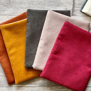 Corduroy book cover | Gift for bookworms | Booksleeve book cover | Cover for iPad journal planner tablet notebook
