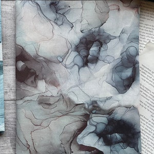 wave Watercolor sea Underwater Book sleeve book sleeve booksleeve book cover case for iPad journal planner tablet image 7