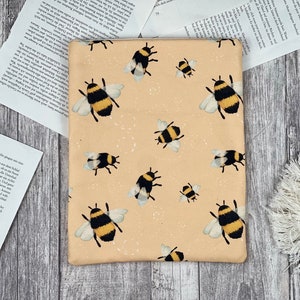 Biene Bienen Gänseblümchen Buchhülle Booksleeve Buchumschlag iPad Journal Planer Tablet Hülle Notizbuch Bienen