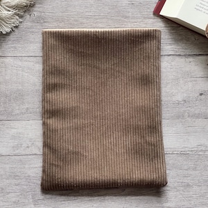 Cord Buchhülle cozy reading Booksleeve Buchumschlag Buchtasche Hülle für iPad Journal Planer Tablet Notizbuch Beige