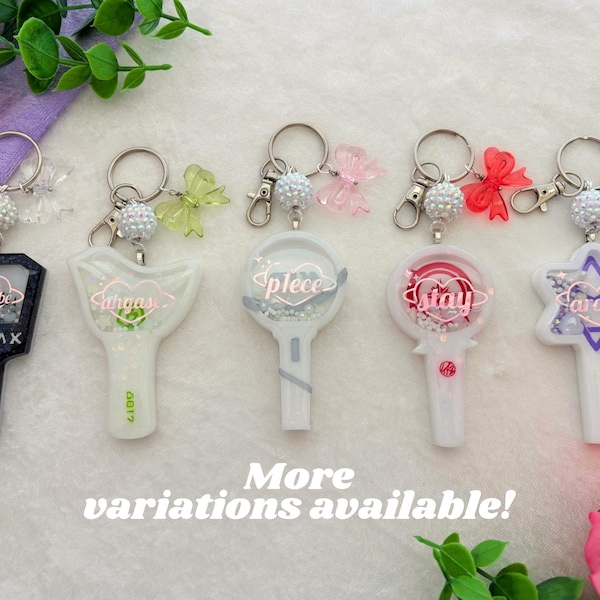 Kpop Lightstick Keychain | Fandom Name Lighsticks