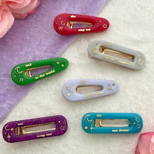 Barrette simple K-pop Ult Group Fandom Accessoires cheveux