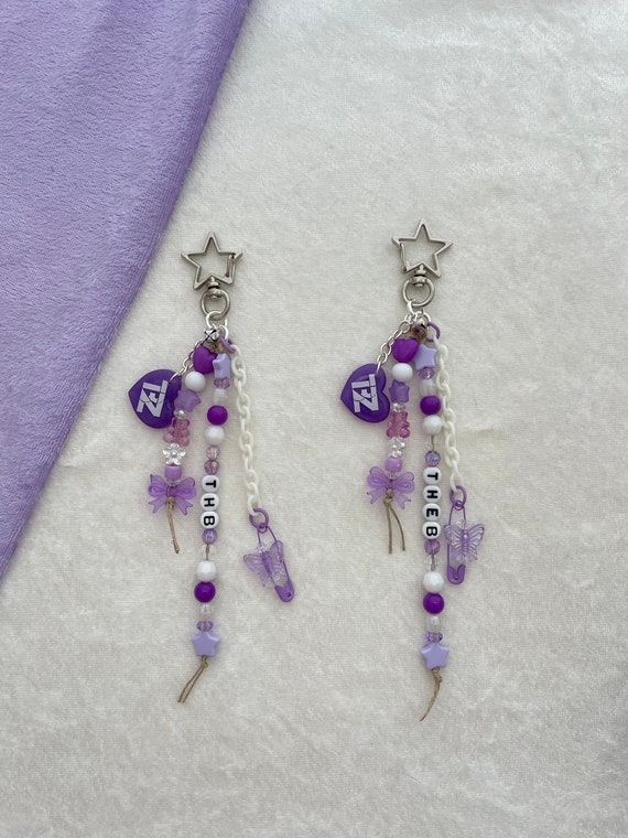 Kpop the Boyz TBZ Theb Beaded Fandom Layered Keychain - Etsy