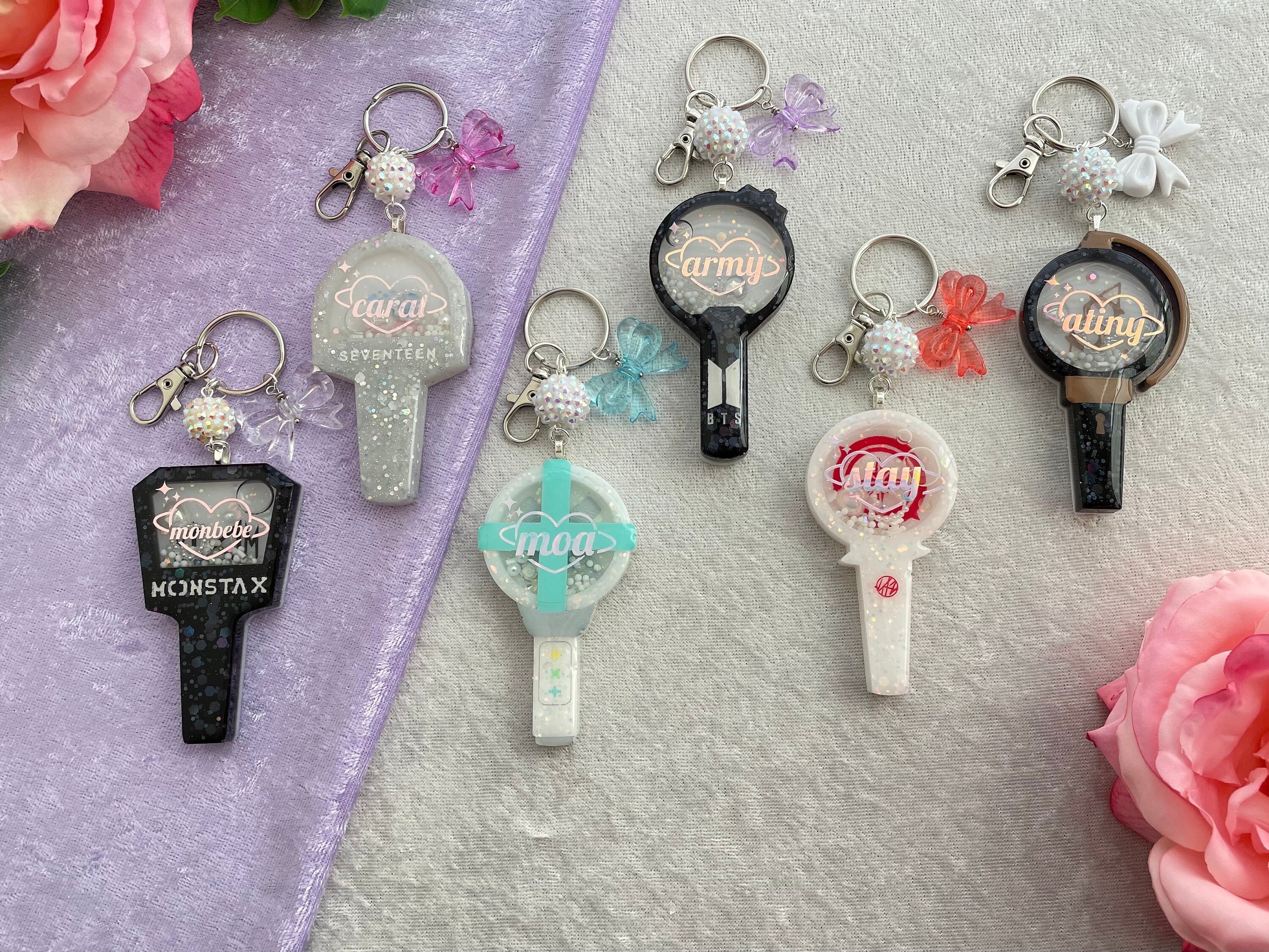 Kpop light deals stick keychain