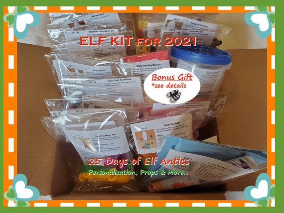 Personalized Elf Kit Elf Props Activities Elf Kit 2021