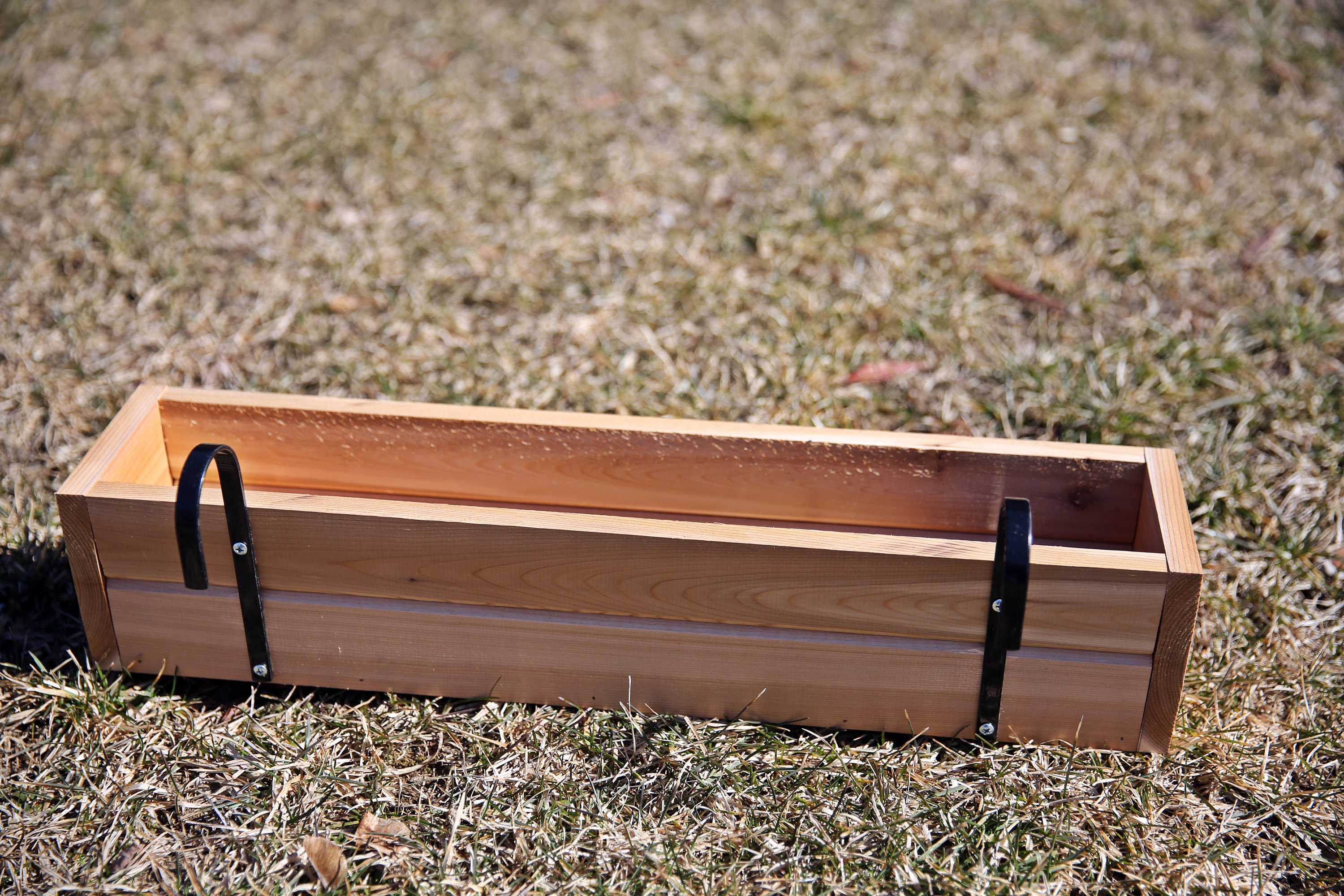 Cedar rail planter box