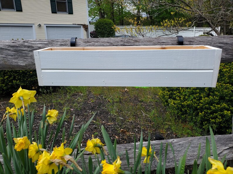 Cedar Railing Planter Box Deck Railing Planters Balcony Etsy UK