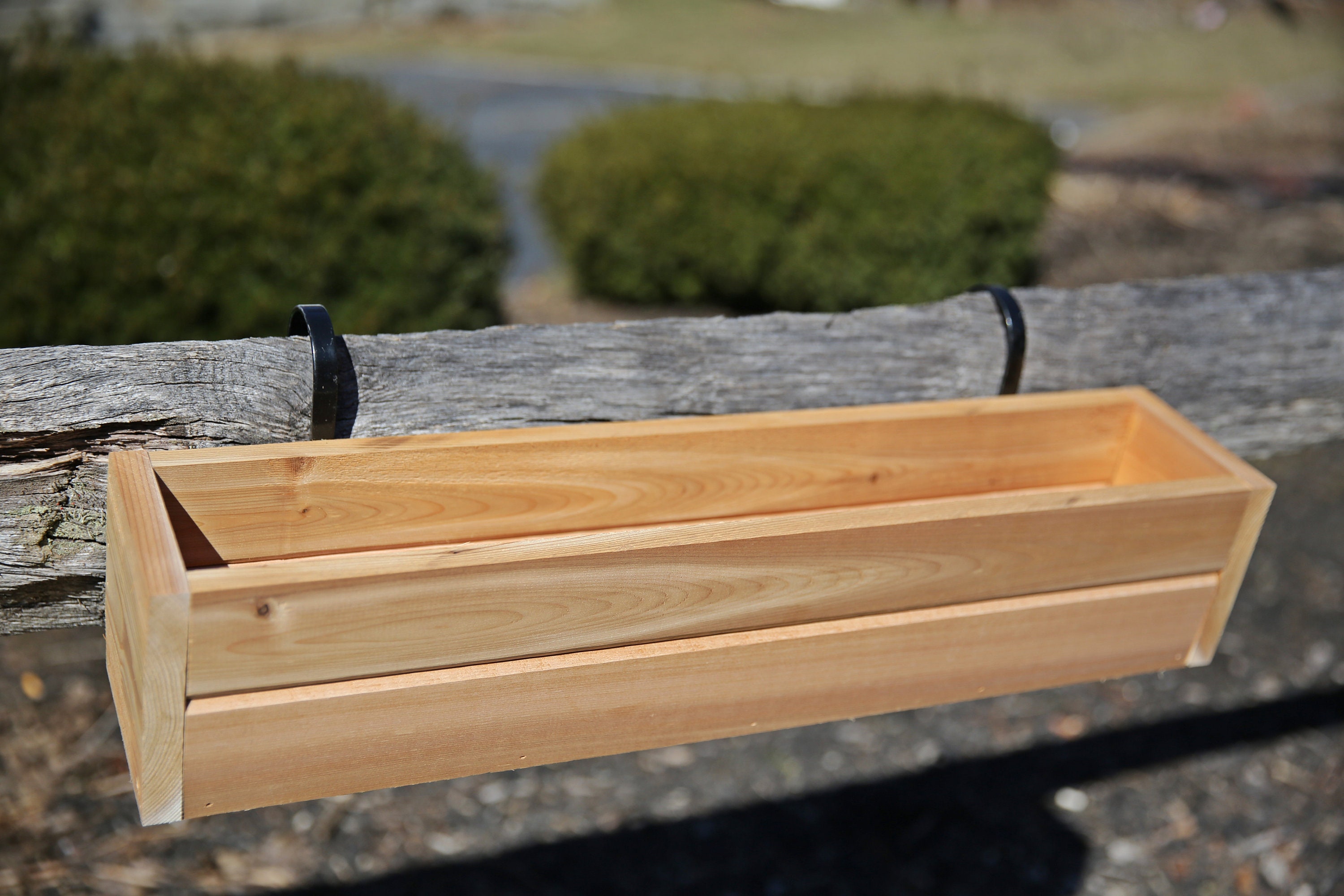 Cedar Railing Planter Box Deck Railing Planters Balcony Etsy Canada