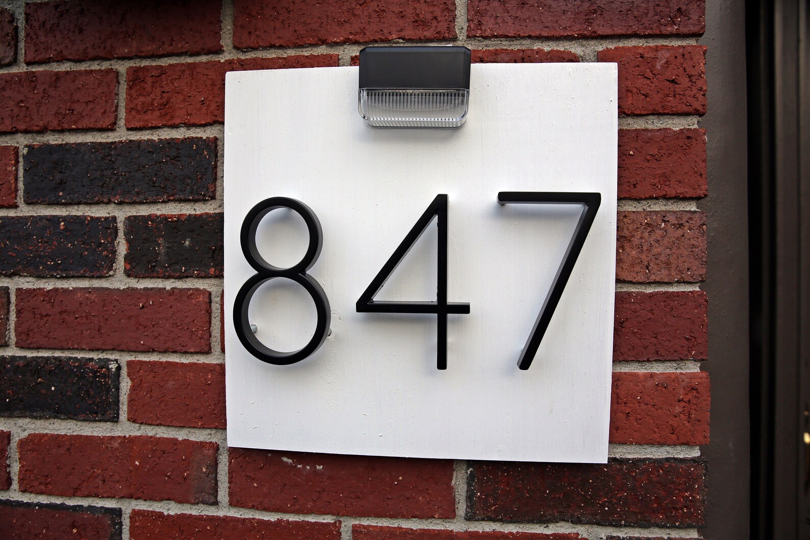 Solar House Number, Solar LED House Numbers, House Number, House Number
