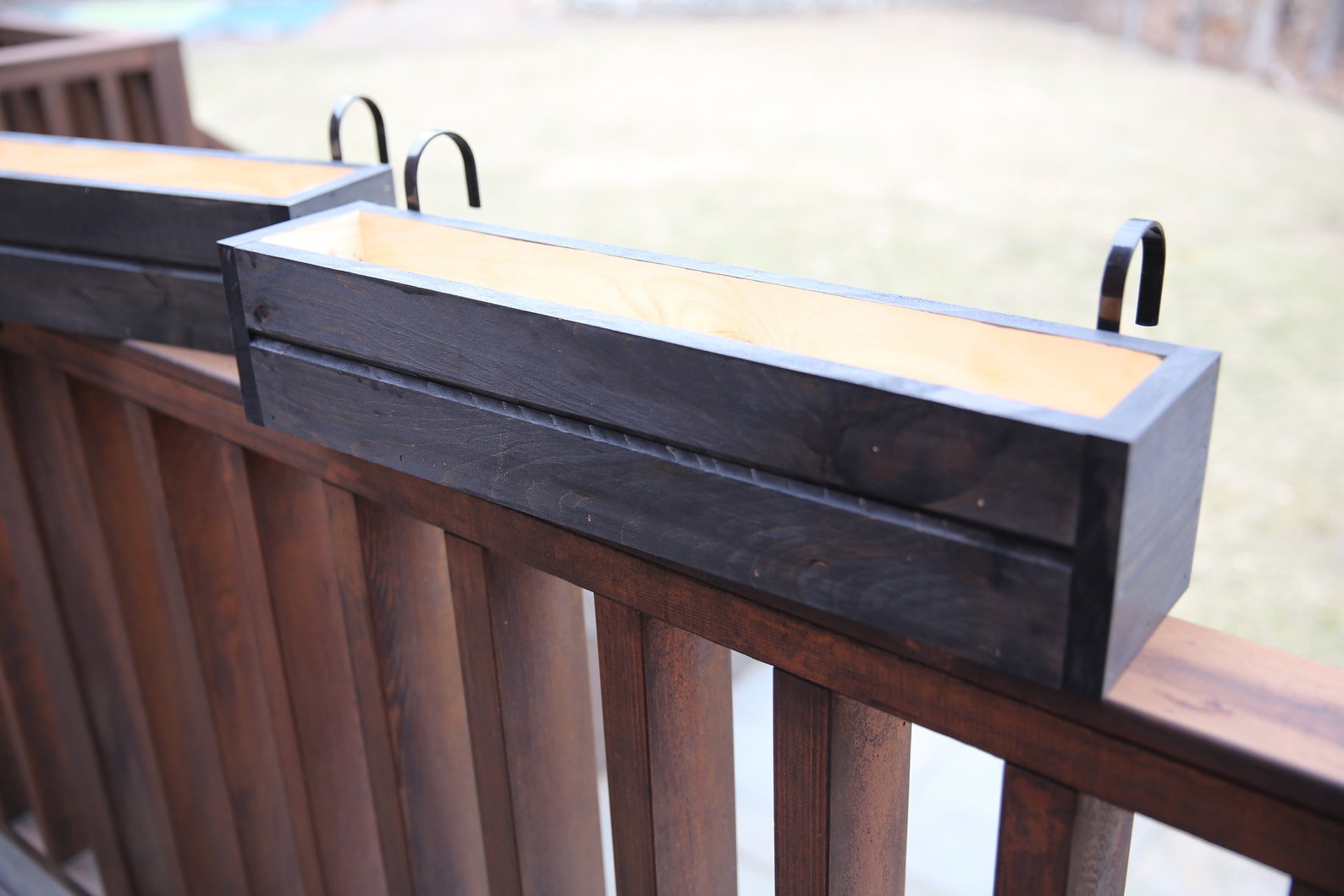 Railing Planter Box Deck Railing Planters Balcony Planter ...