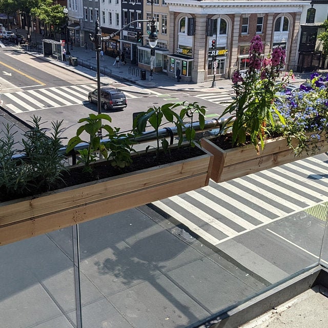 Cedar Railing Planter Box Deck Railing Planters Balcony Etsy UK