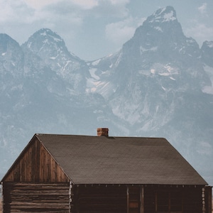 Grand Teton National Park - Historische Scheune - Wyoming Poster