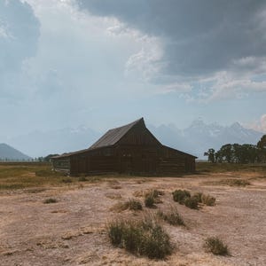 Grand Teton Nationalpark - Moulton Barn - Wyoming Druck