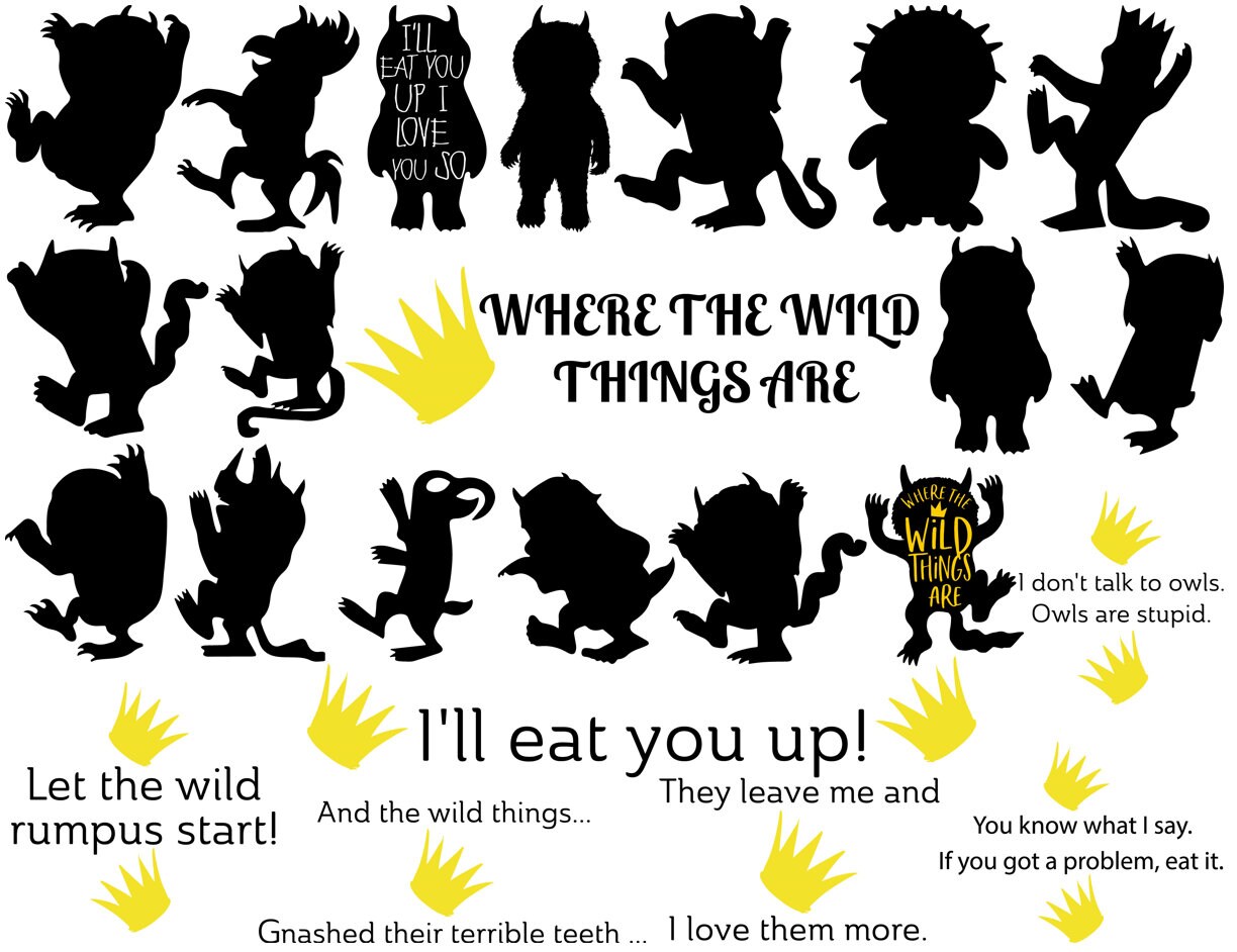 Where The Wild Things Are Silhouette