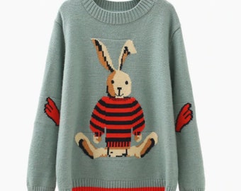 cute bunny sweater