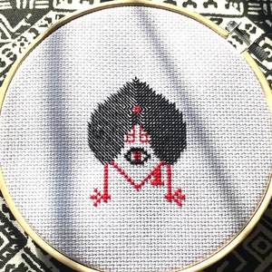 Baba Yaga Chicken Butt Witch House Slavic Russian Folktale Cross Stitch Pattern Easy Beginner