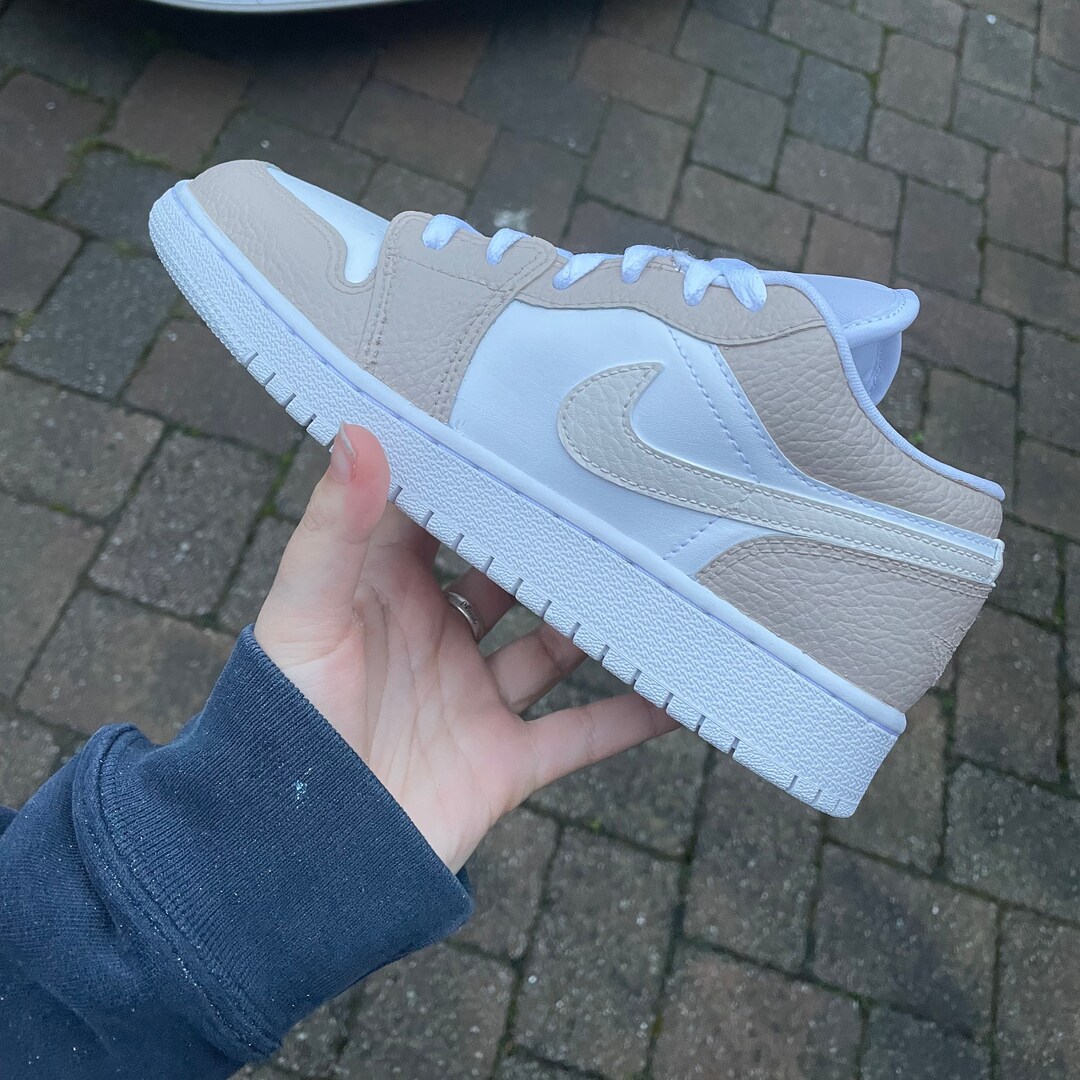 beige shoes jordans