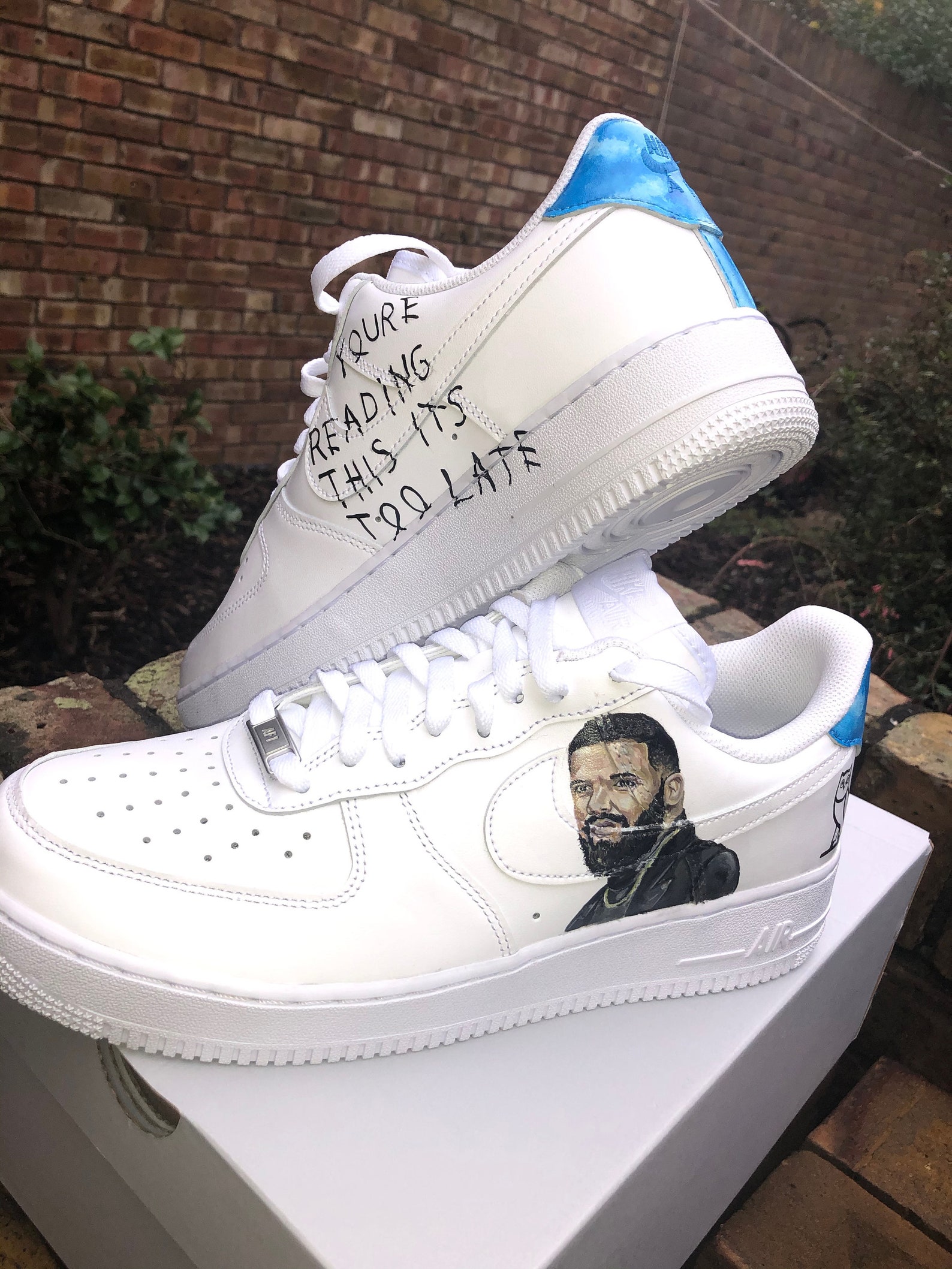 Drake OVO Inspired Custom Air Force 1 | Etsy UK