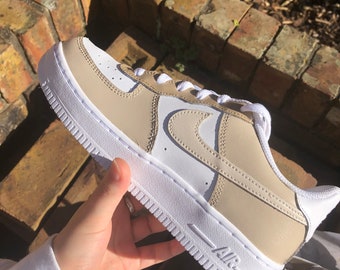 Kundenspezifische beige Luftwaffe, neutrale beige AF1s