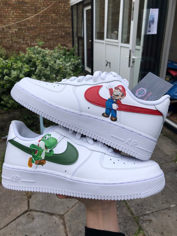 Custom Super Mario Themen Air Force 1 | Etsy Schweiz