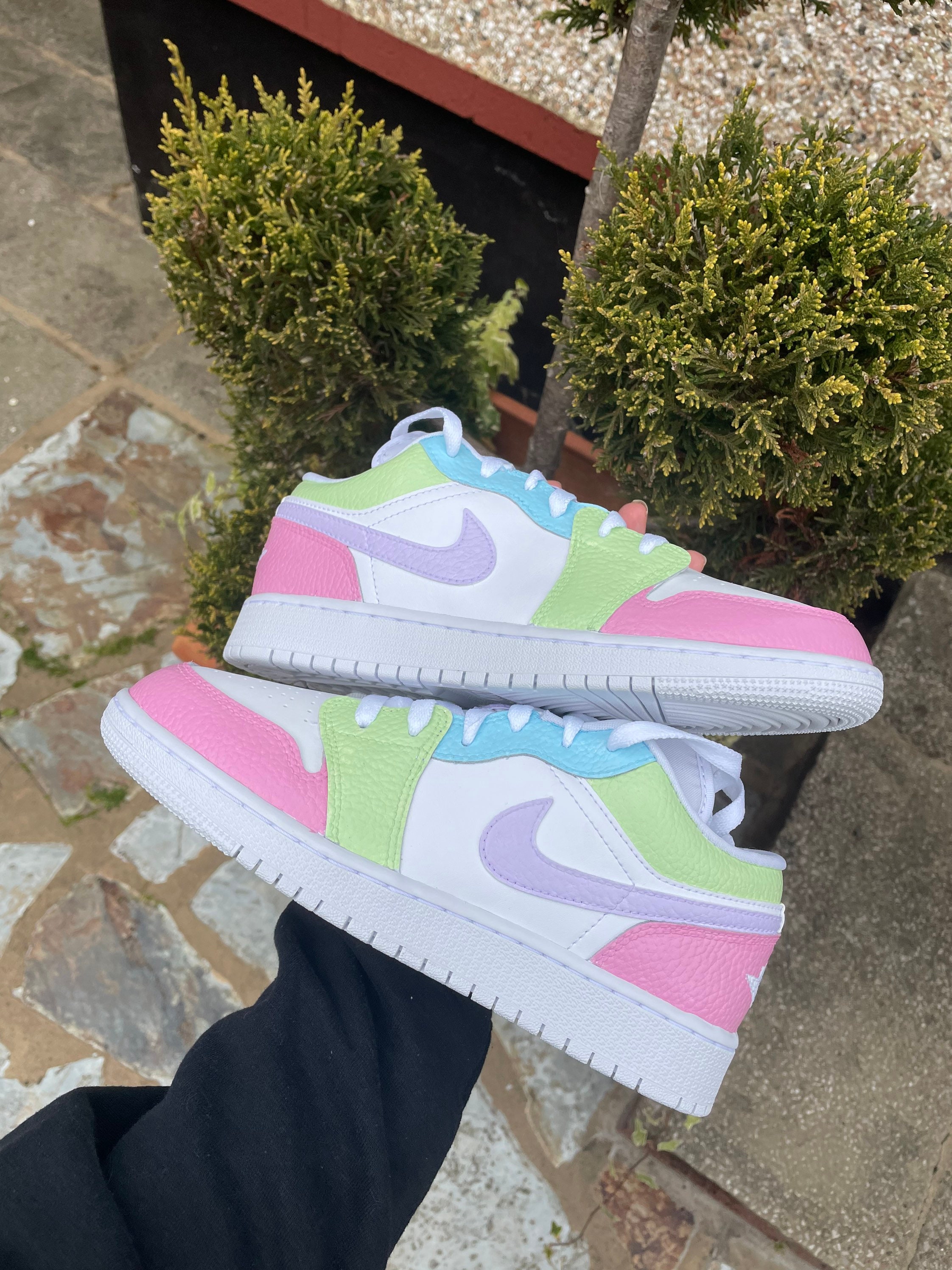 custom pastel jordans