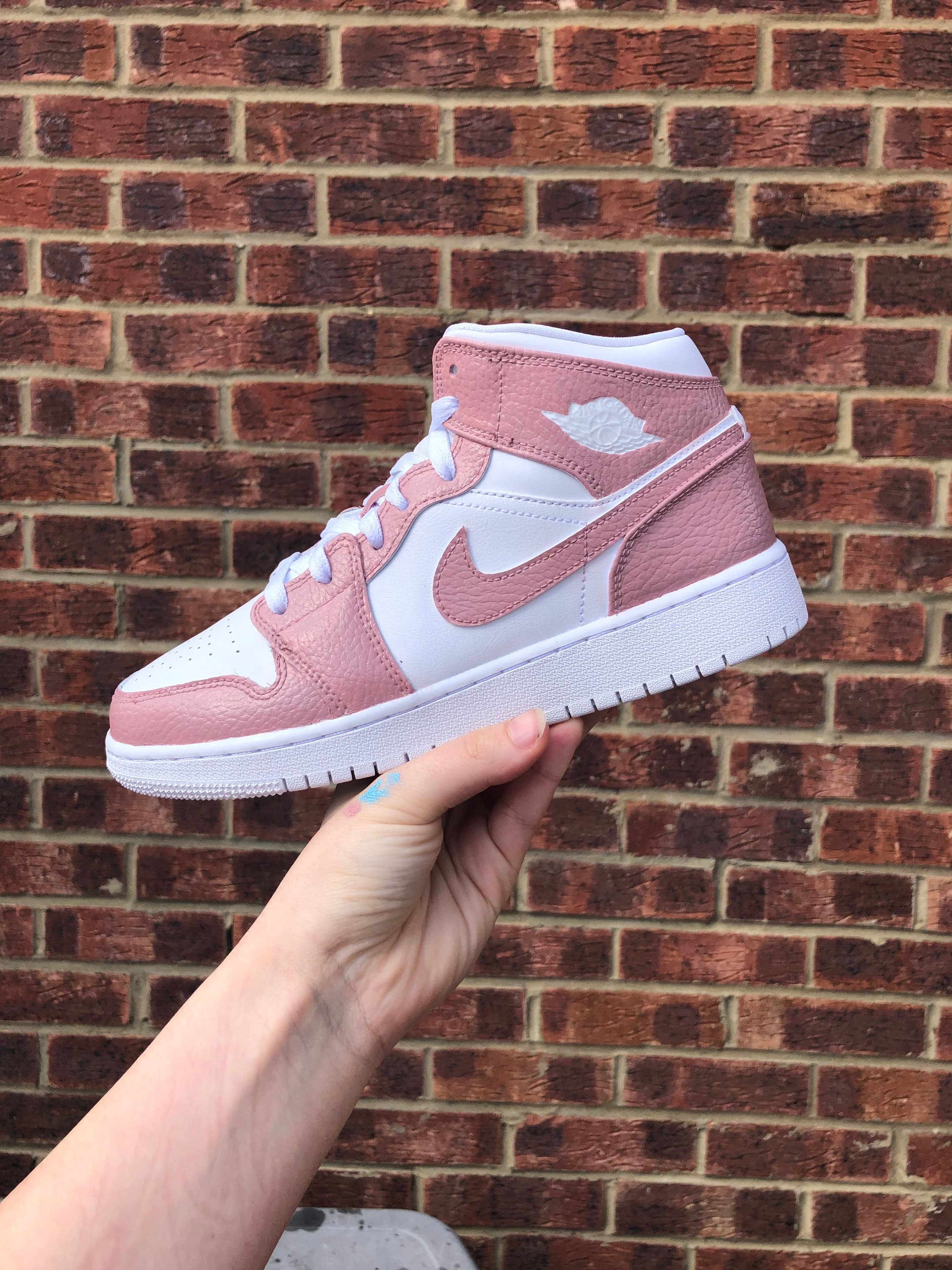 pink retro jordans