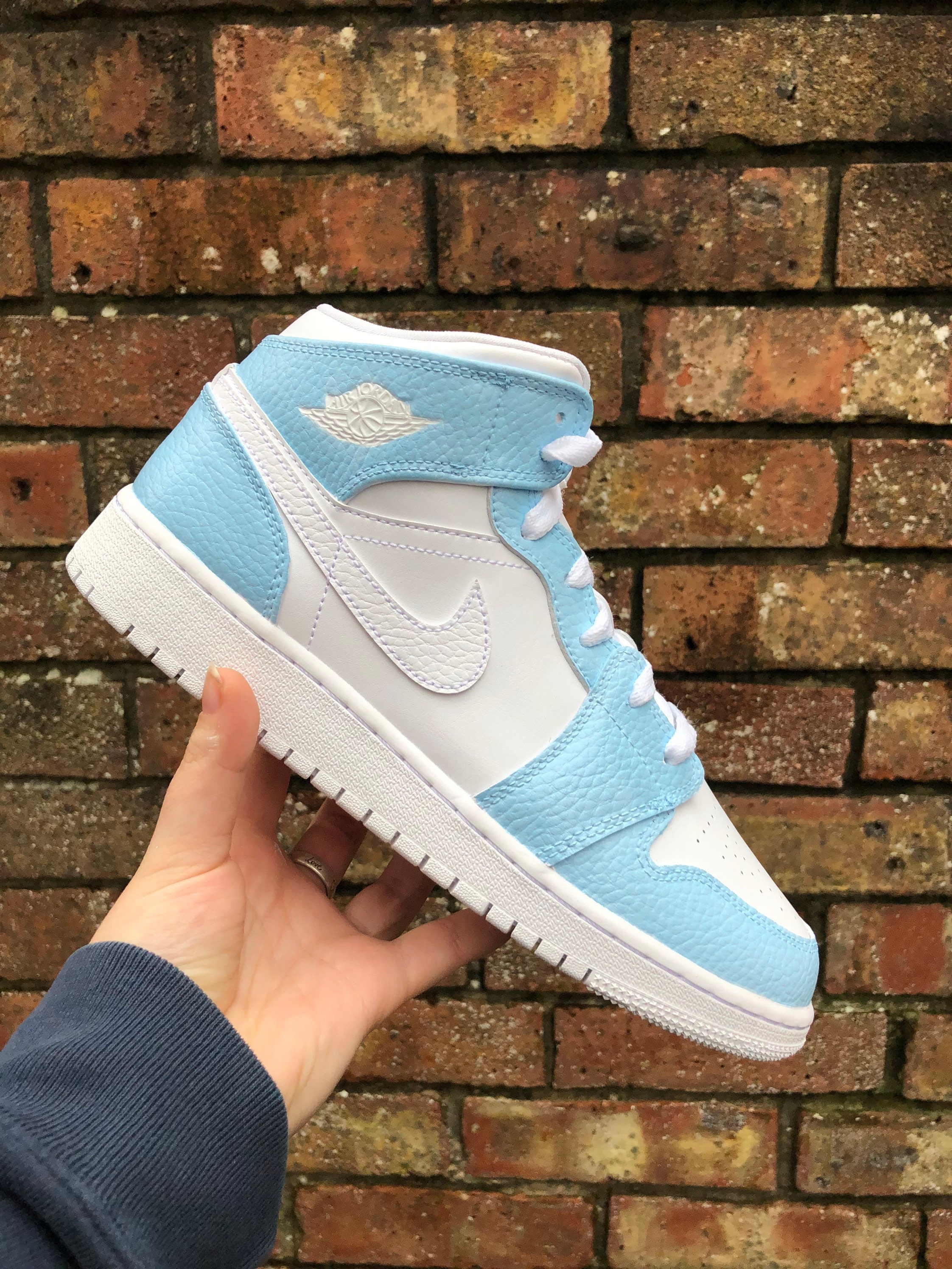 blue jordan 1 - Etsy España