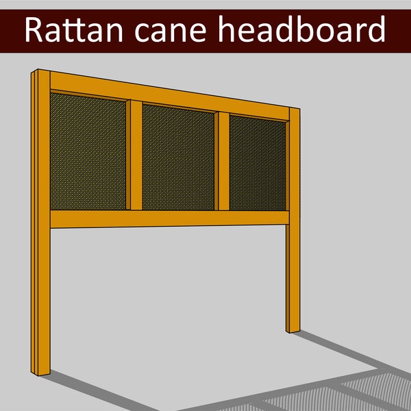 DIY Rattan Cane Headboard (King) (Tutorial)