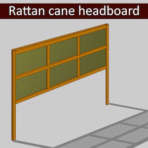 DIY Rattan Cane Headboard - King (Willie)