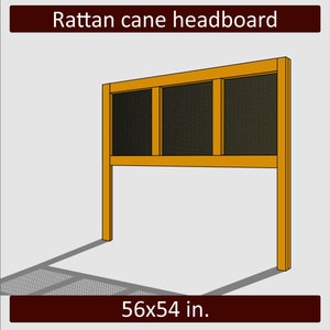 DIY Rattan Cane Headboard (Full) (Tutorial)