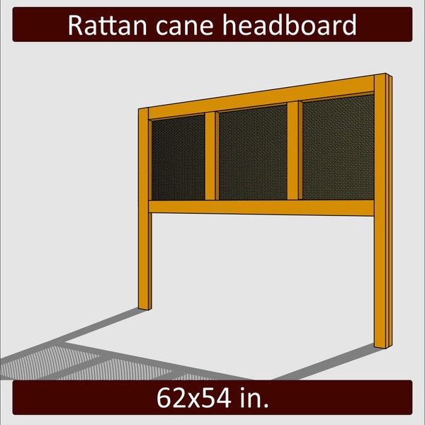 DIY Rattan Cane Headboard (Queen) (Tutorial)