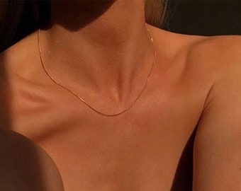 Very Thin Necklace - Etsy