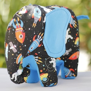 Elephant Plush, Space Plush, Stuffed Elephant, Astronomy gifts for boys, Elephant lovers gift, Space gift for girls, Space lovers gift