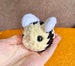 Crochet Bee Stress Buddy - Worry Bee - Desk Pet - Stress Ball - Bee Gifts - Crochet Plushie - Anxiety Pet - Desk Buddy - Fidget Toy 