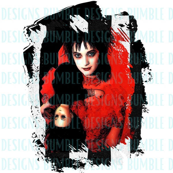 Lydia Deetz | Beetlejuice | Halloween | Sublimation Design | PNG | Digital Download