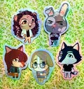 Pitt Doctor Animal Stickers