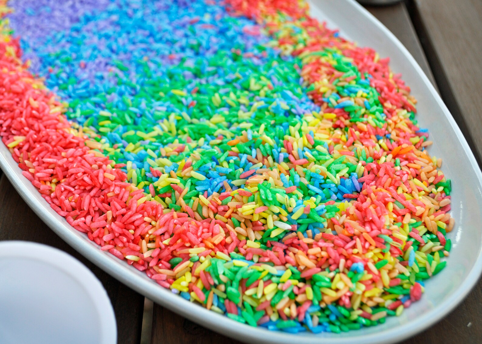 Rainbow Sensory Rice Tube Colored Rice for Kids in a Sensory Etsy