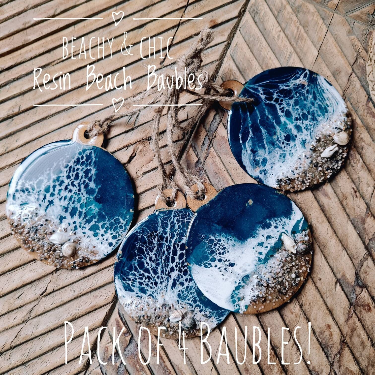 Beach bauble blue necklace discount