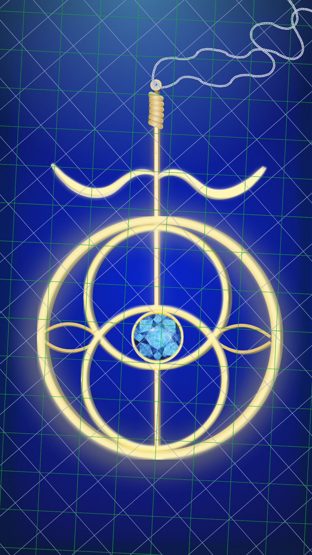 EYE OF ELENA Gold Wallpaper - Etsy