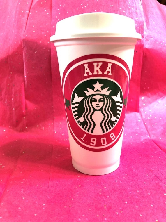 Starbucks Pink And Green Logos