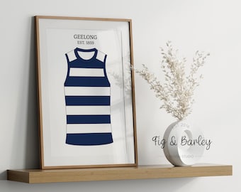 AFL Essendon Jersey Art Print: Fan Gift (Digital Download)