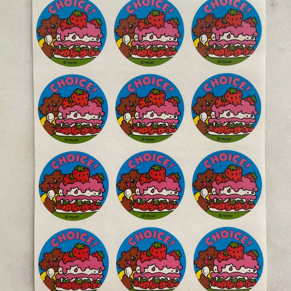 Scratch and Sniff Stickers Etsy