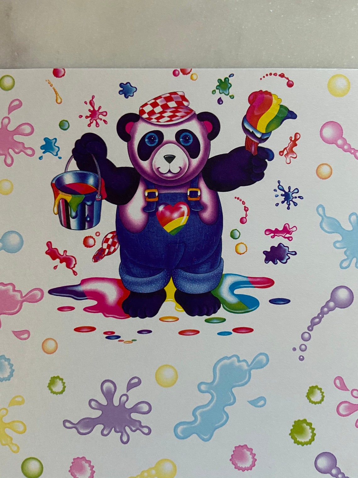 Lisa Frank Vintage Stationery Sheet90s Panda Painter | Etsy