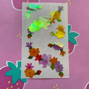 Mrs.Grossman’s Rare Pearly Flower Stickers