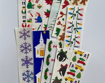 Mrs.Grossman’s Christmas Sticker Mix, 12 Strips