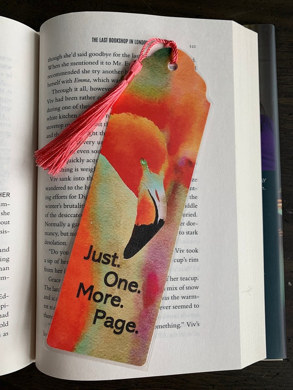 Laminated Bookmark With Ribbon for Book Lovers, Paper Bookmark Gift for  Readers, Handmade Journal Bookmark Reading Accessories 