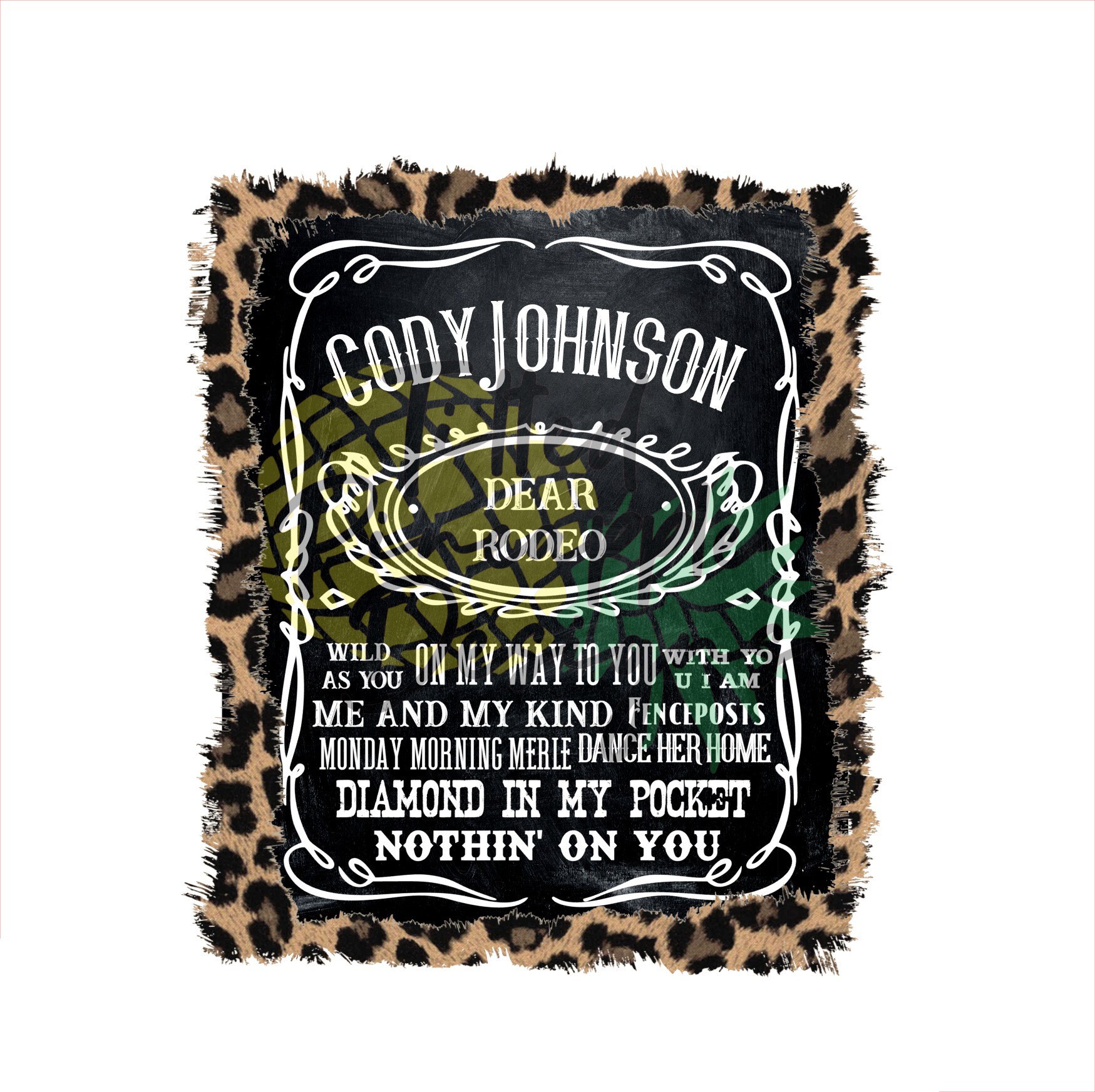 Cody Johnson Jack Daniels Leopard Digital Transfer Png Y Svg Etsy Cody Johnson Jack Daniels Leopard Digital Transfer Png Y Svg Etsy