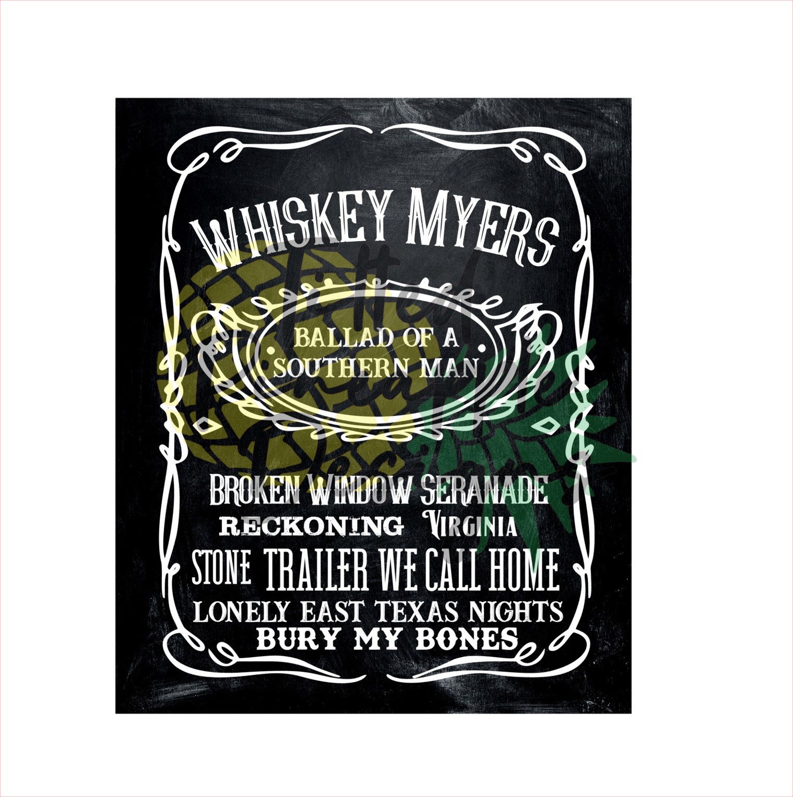 Download Whiskey Myers Jack Daniels Leopard Digital Transfer PNG SVG | Etsy