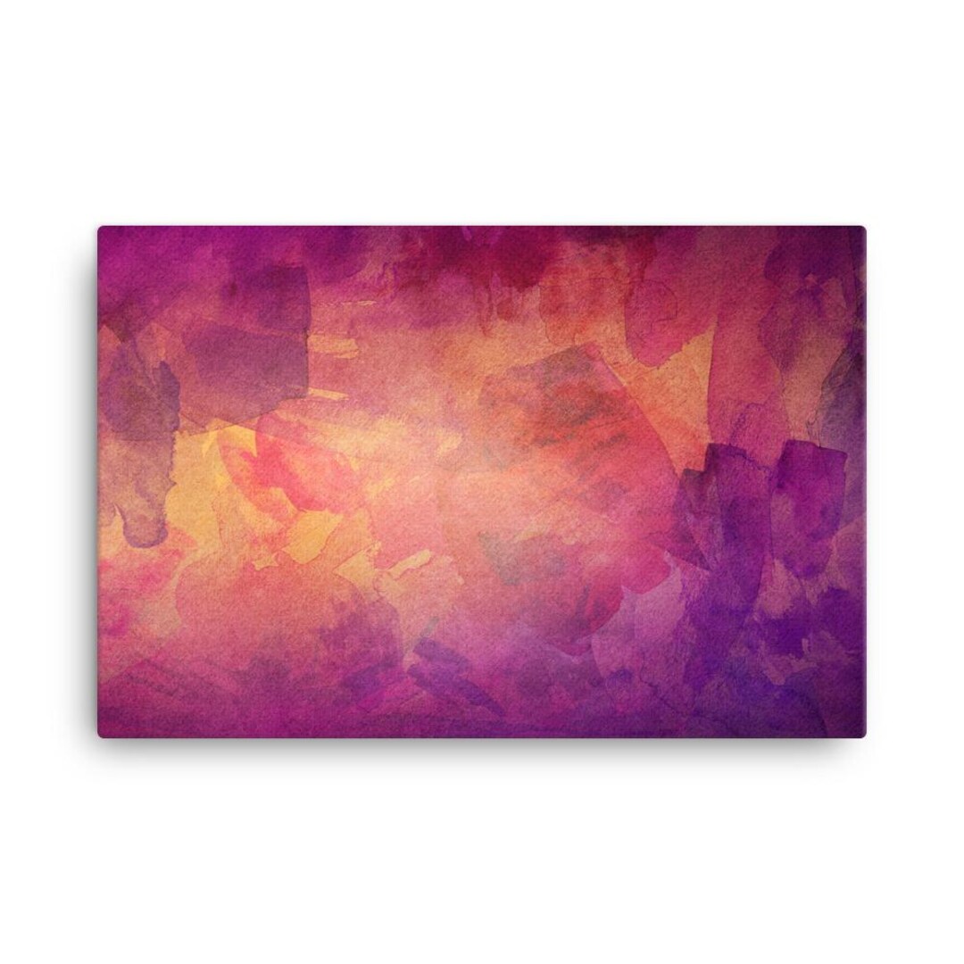 Fuscha Abstract Fuchsia Abstract Canvas Art: Ready to Hang, Designed by Michigan ...