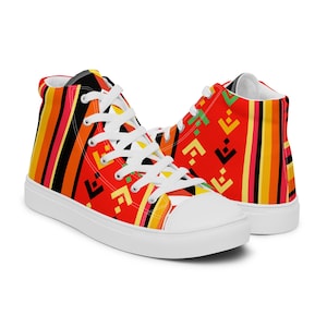 Regina Women’s Lace-Up Canvas High-Top Sneakers